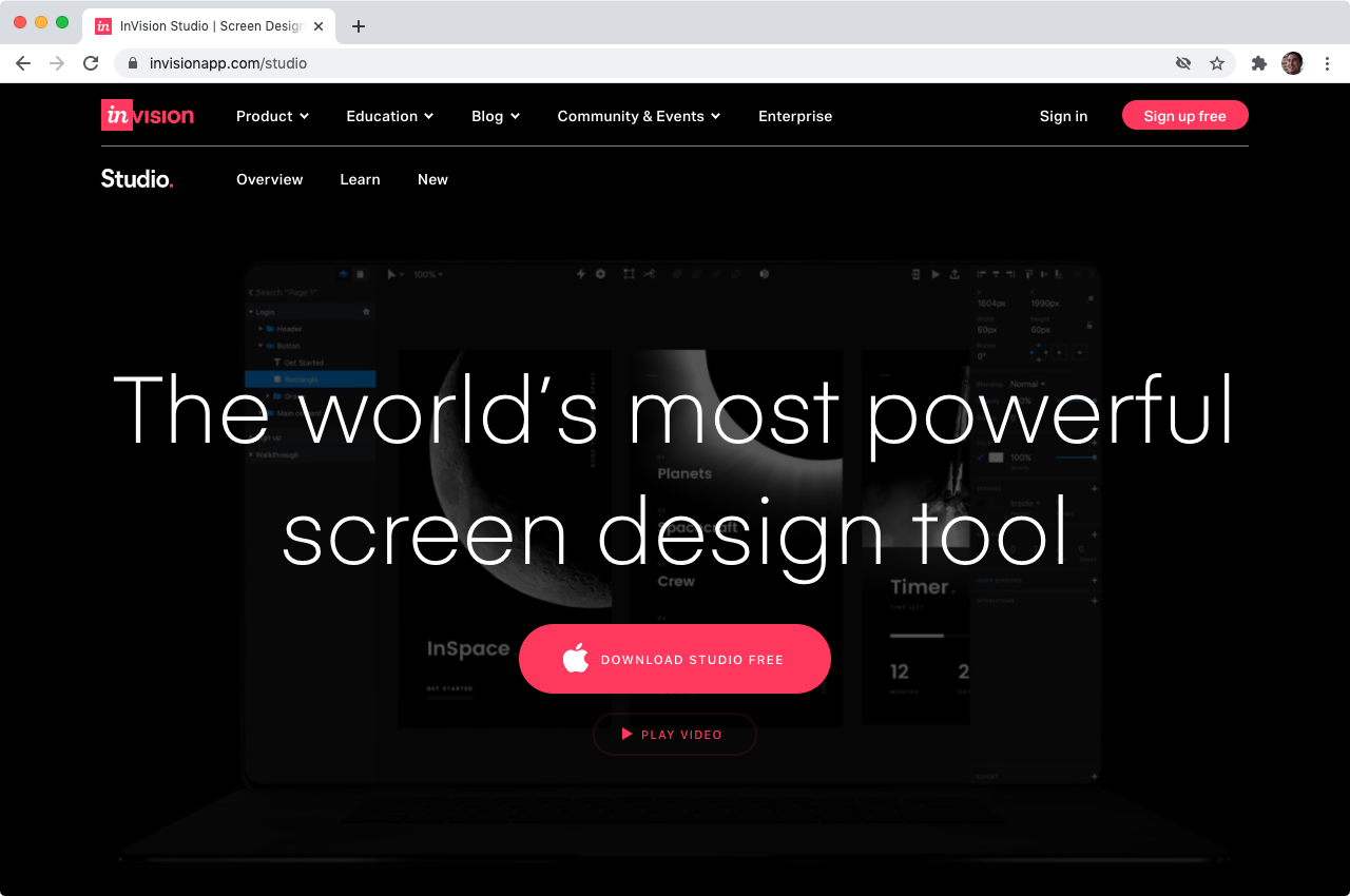 InVision Studio